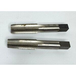 Set Of 2 LSI USA 3/4-10 NC GH-3 HSS Taps Bottom and Tapered